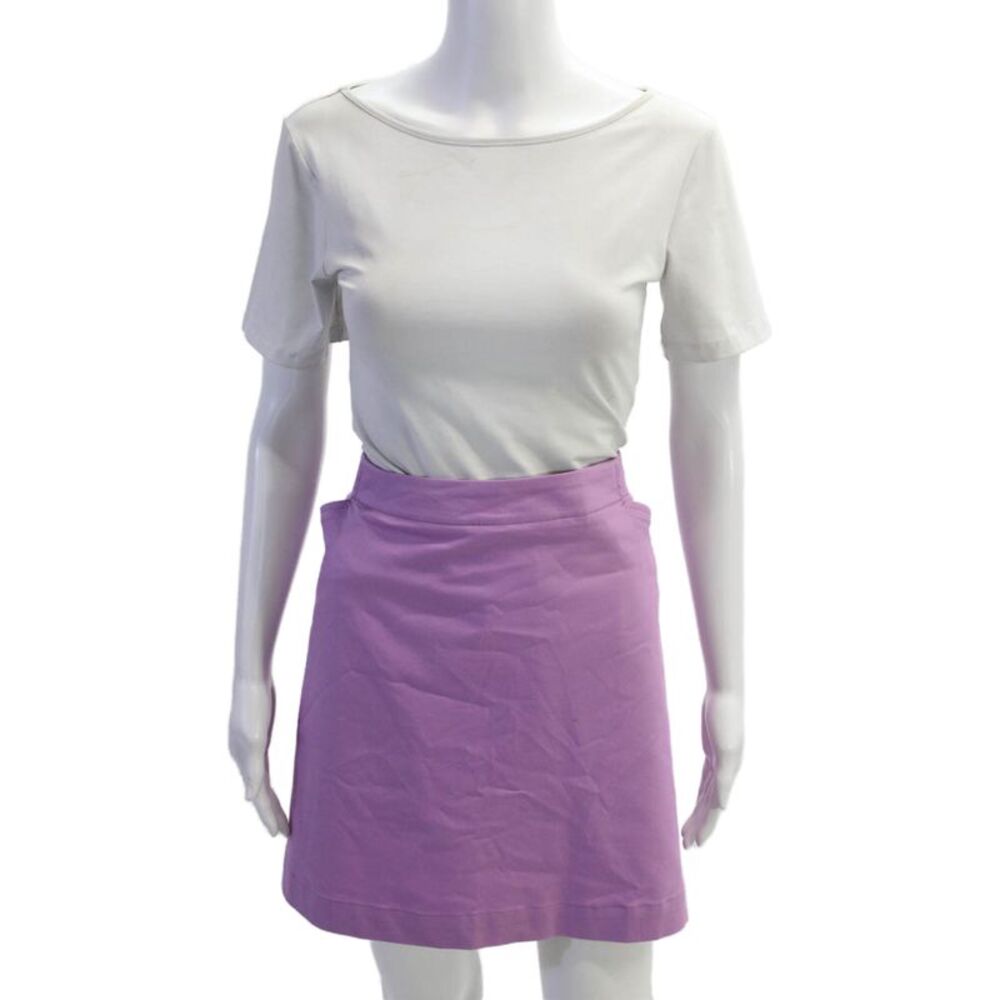 Nike Golf Womens Solid Four Pocket Mini Skort Purple Size XL